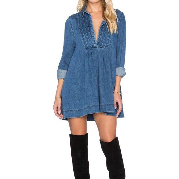 Free People Baby Blues Denim Tunic - Picture 16 of 16